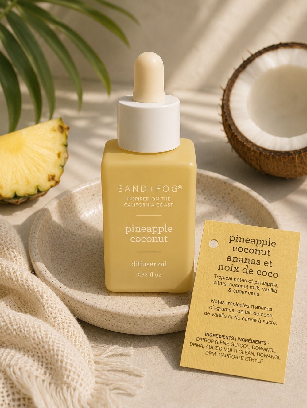 Sand + Fog Pineapple Coconut Diffuser Oil
